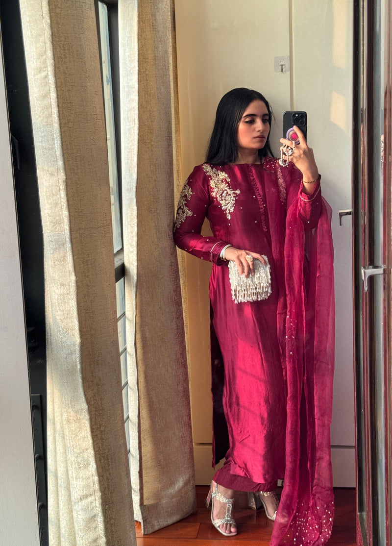 NOOR - Luxe Silk Suit