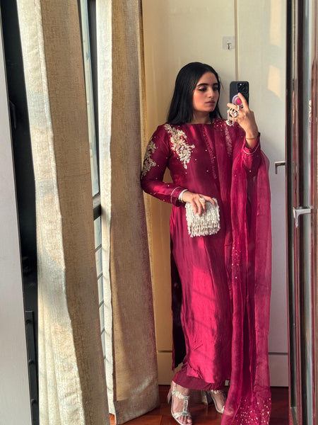 NOOR - Luxe Silk Suit
