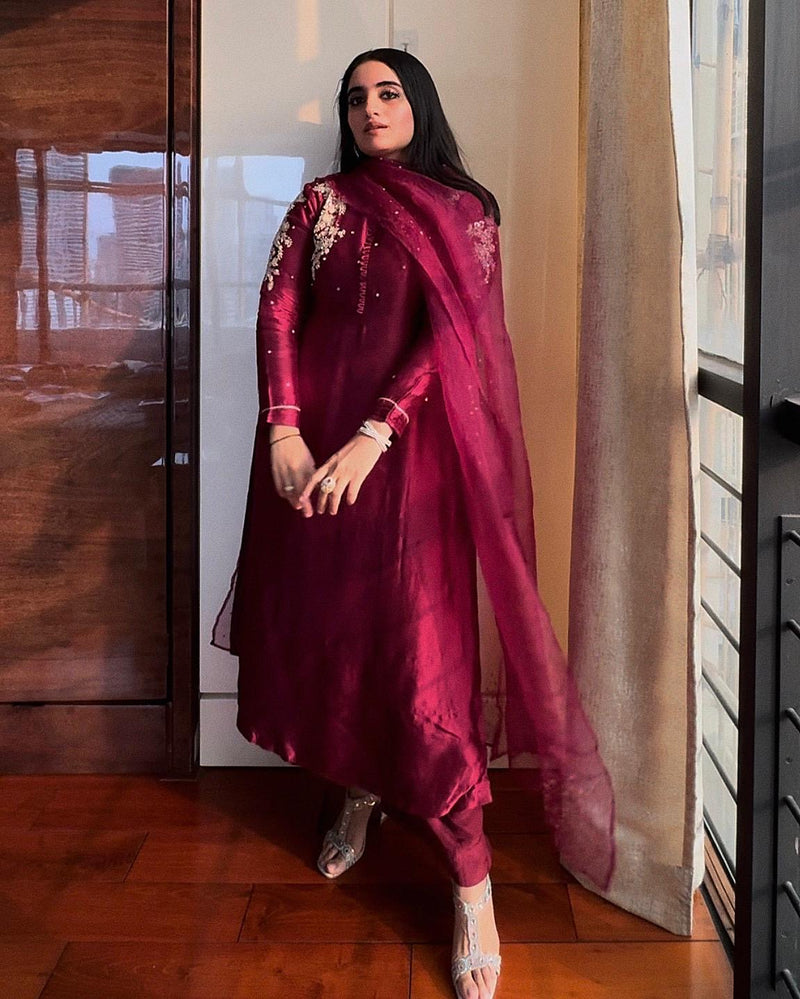 NOOR - Luxe Silk Suit