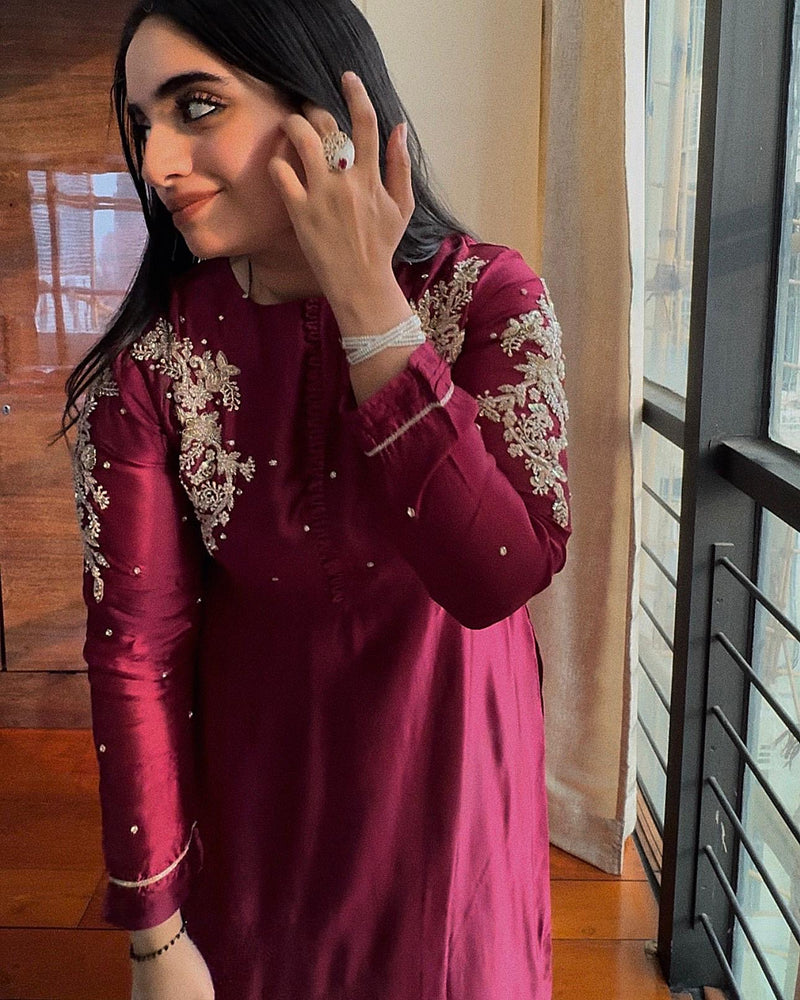 NOOR - Luxe Silk Suit