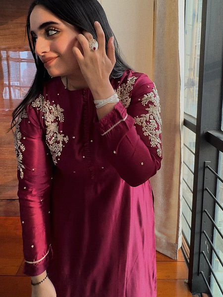 NOOR - Luxe Silk Suit