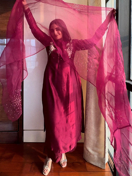 NOOR - Luxe Silk Suit