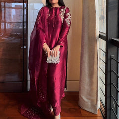NOOR - Luxe Silk Suit