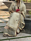 GEET - Beige Gold Handcrafted Anarkali Suit