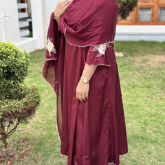 NOOR - Maroon Armani Suit