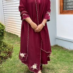 NOOR - Maroon Armani Suit