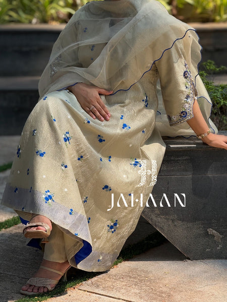 GUL E NEEL - Floral Crush Tissue Suit