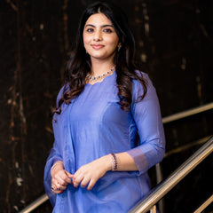 NEEL - Chanderi Anarkali Suit